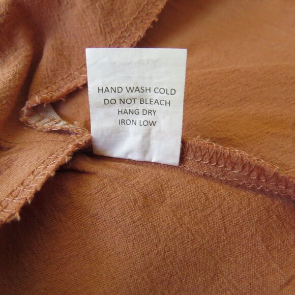 Sienna Sky Women's Capri Jumpsuit  Terra Cotta  Medium  EUC - Picture 6 of 7